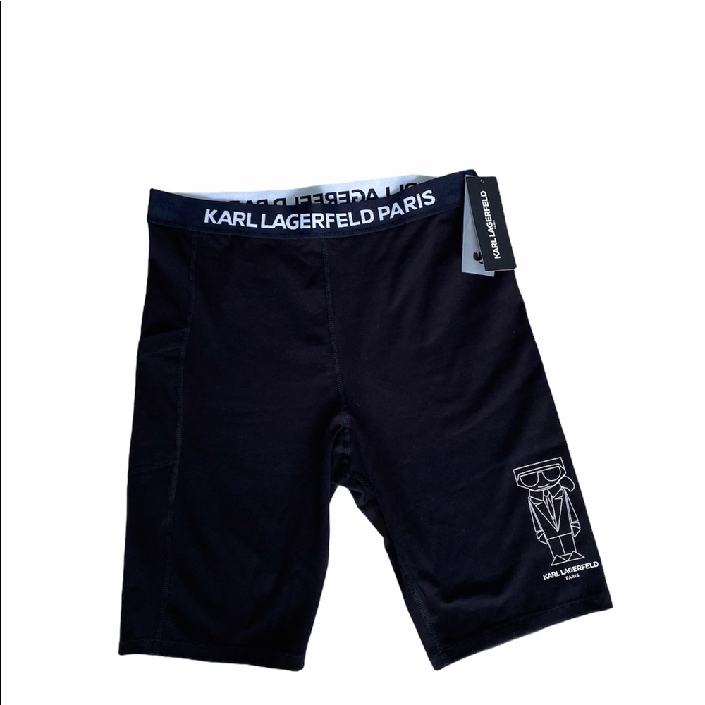 NWT Karl lagerfeld black women’s shorts size M